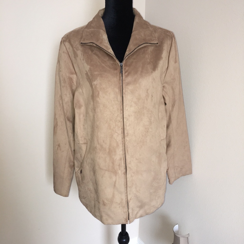 London Fog All Weather Suede Jacket